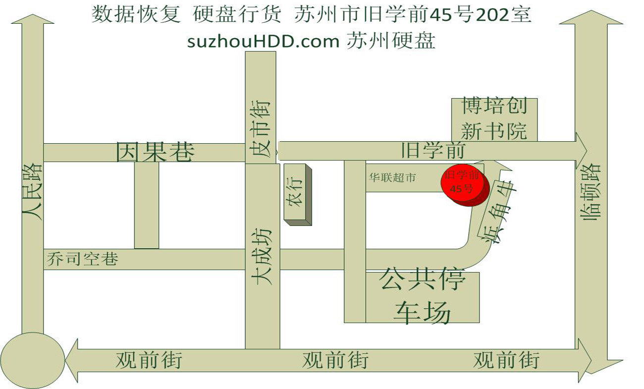 旧学前45号（牛角浜巷口）交通示意图